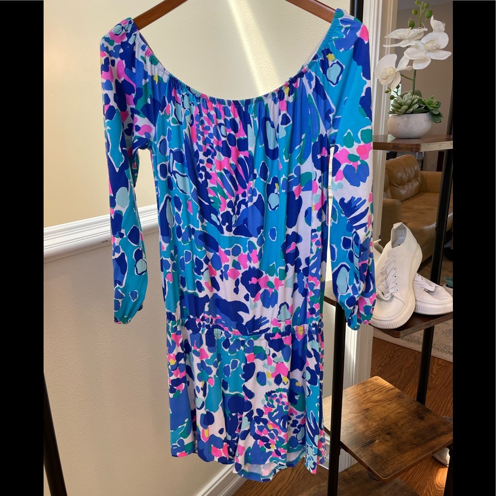 ☀️🌴LILLY PULITZER like brand new LANA ROMPER Medium